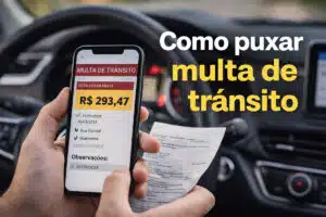 Como puxar multa de trânsito